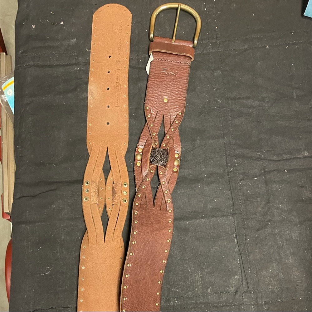 Fossil studded belt